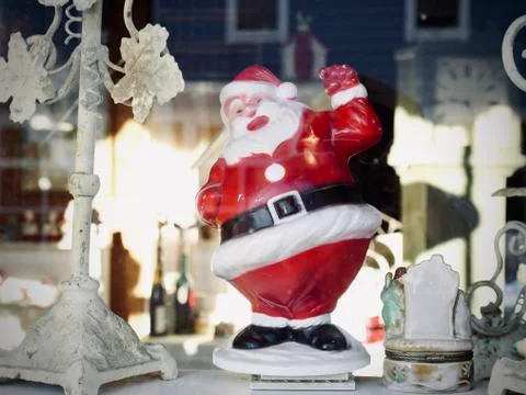How Much Is That Santa In The Window? Stock Photos