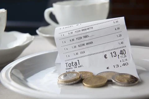 How much tip Stock Photos