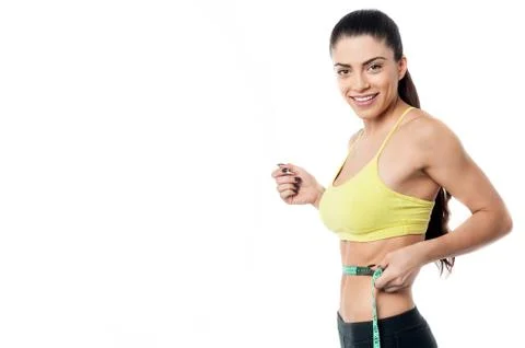 How much weight i lost ! Stock Photos