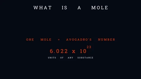 How one mole of different compounds looks very different in mass 스톡 동영상 335190586