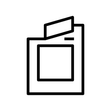 How to open drip coffee bag Stock Illustration