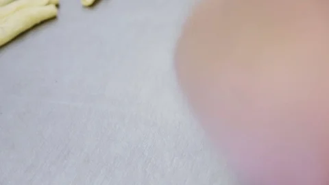 How to prepare cinnamon rolls Stock Footage 69778388