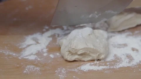 How to prepare dough for baking bread at home Stock Footage 334907316