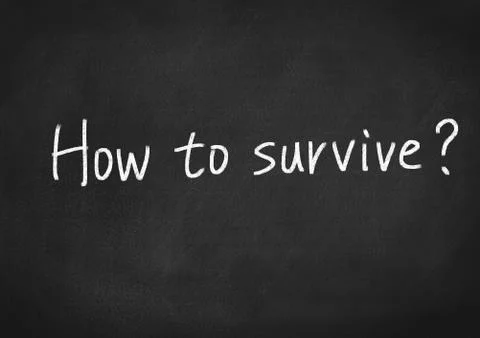 How to survive Stock Illustration