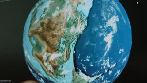 How the territory of Japan looked like back through time from Present until 750 Stock Footage 273050648