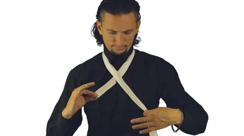 How to tie a tie Video stock 41392636