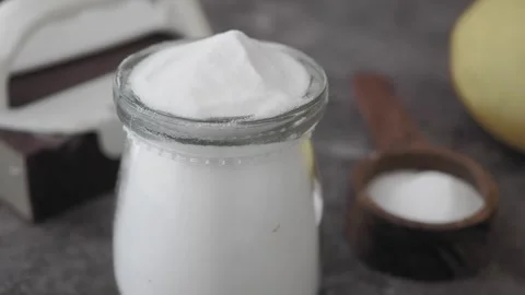 How to use baking soda in home cleaning tasks Stock Footage 338041834
