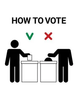 How to vote Stock Illustration