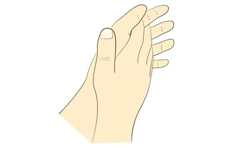 How to wash your hands correctly Stock Illustration