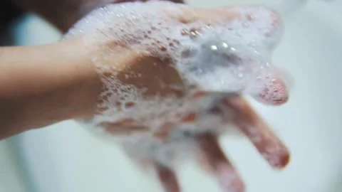 How to Wash Your Hands to Help Prevent Coronavirus Spread disease illness Vídeos de archivo 336585049