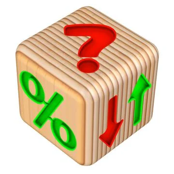 How will the interest rate change? Concept 스톡 일러스트