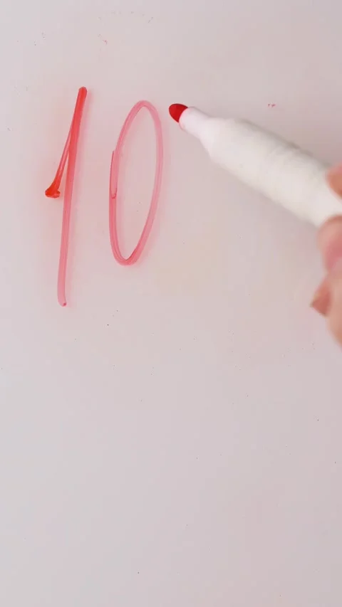 How to Write One Hundred Percent for a Mega Sale or Special Promotion Stock Footage 324696282