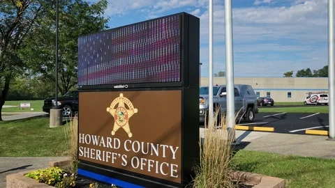 Howard County Sheriff's Office Policeman... | Stock Video | Pond5