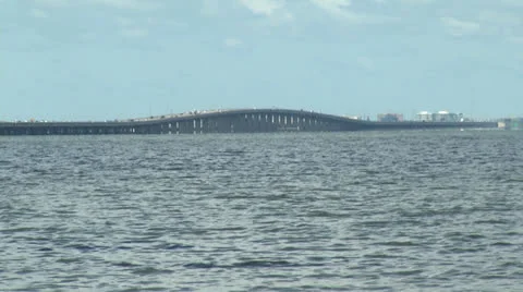 Howard Franklin Bridge Stock Footage 24465606