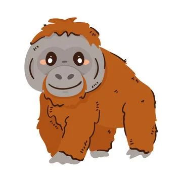 Howler monkey animal wild Stock Illustration