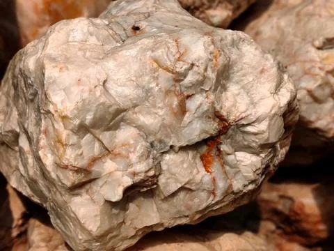 Howlite rough stone Stock Photos