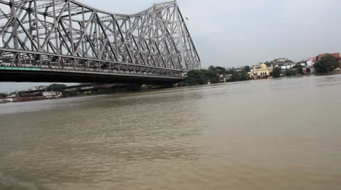 Howrah Bridge Stock Footage 31211766