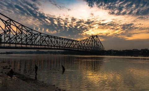 Howrah Bridge Foto stock