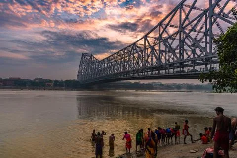 Howrah Bridge Foto stock