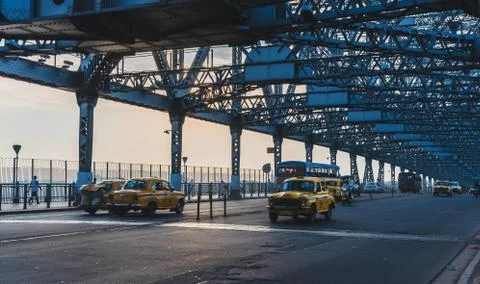 Howrah Bridge. Foto stock