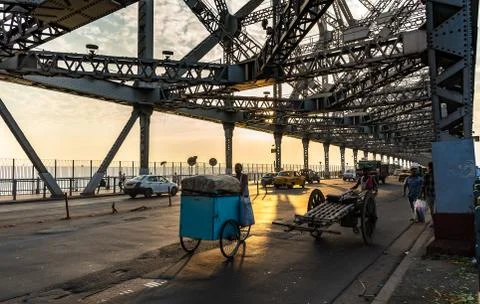 Howrah bridge . Stock-Fotos