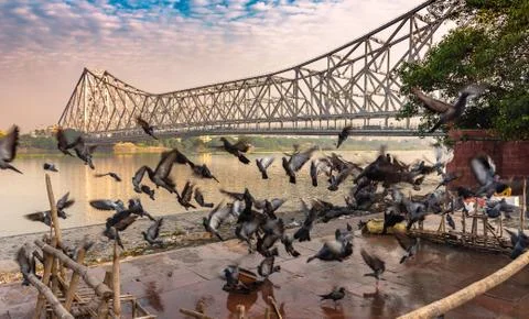 Howrah Bridge Stock Photos
