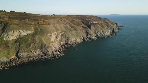 "Howth Cliff Walk and Baily Lighthouse in Dublin" Stock Footage 166624628