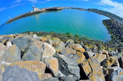 Howth lighthouse Stock Photos