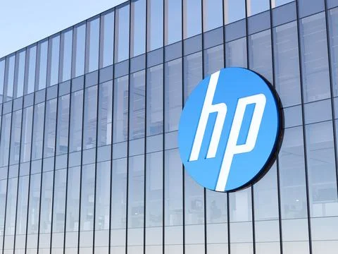 HP Hewlett-Packard Ilustración de archivo