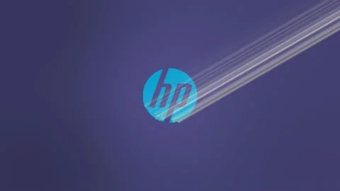 HP Logo Light Reveal Stock Footage 157698442