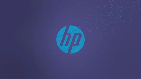 HP Logo Wind Dissolve Stock Footage 157699204