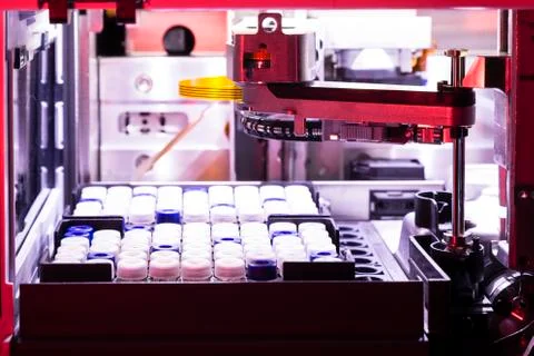 Hplc red light Stock Photos