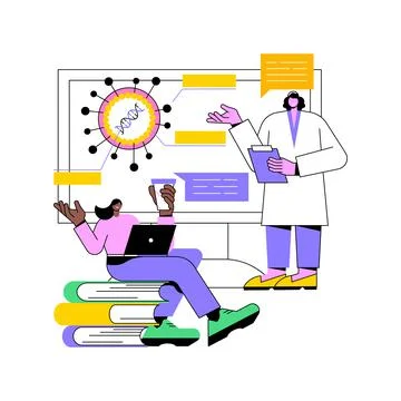 HPV education programs abstract concept vector illustration. Stock Illustration