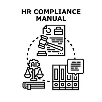 Hr compliance manual developing ethical human resources standards 스톡 일러스트