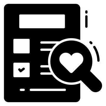 HR job interview process illustrations showing candidate profile Illustrazione stock
