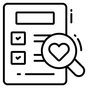 HR job interview process illustrations showing candidate profile Illustrazione stock