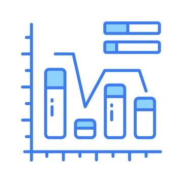 HR job interview process illustrations showing candidate profile Stock Illustration