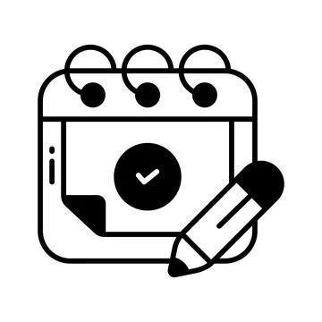 HR job interview process illustrations showing candidate profile Stock Illustration