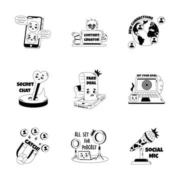 HR job interview process illustrations showing candidate profile 스톡 일러스트