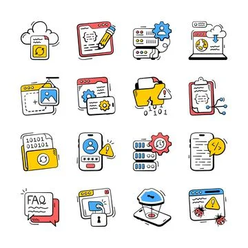 HR job interview process illustrations showing candidate profile 스톡 일러스트