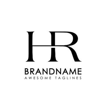 HR letter  Stock Illustration