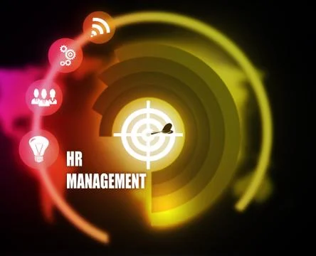 HR Management Concept plan Stock Illustration
