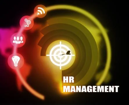 HR Management Concept plan Stock Illustration