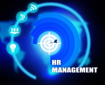 HR Management Concept plan Stock Illustration