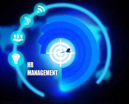 HR Management Concept plan Stock Illustration