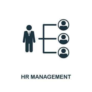 HR Management creative icon. Simple element illustration. HR Management concept Stock Illustration