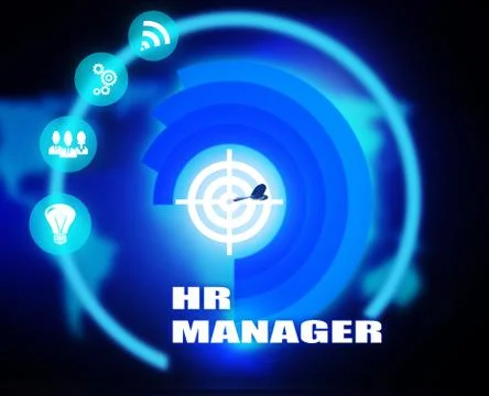 HR manager concept plan Stock Illustration