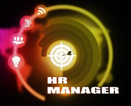 HR manager concept plan Stock Illustration
