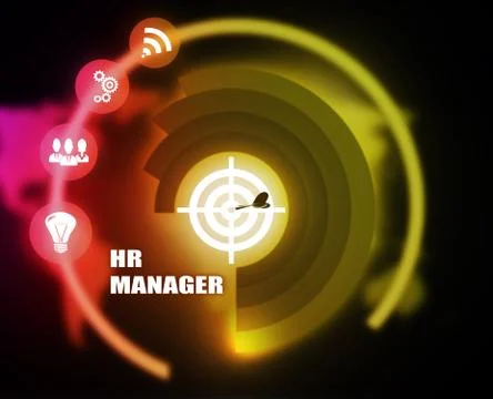 HR manager concept plan Stock Illustration