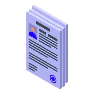 Hr manager holding stack of curriculum vitae documents 스톡 일러스트